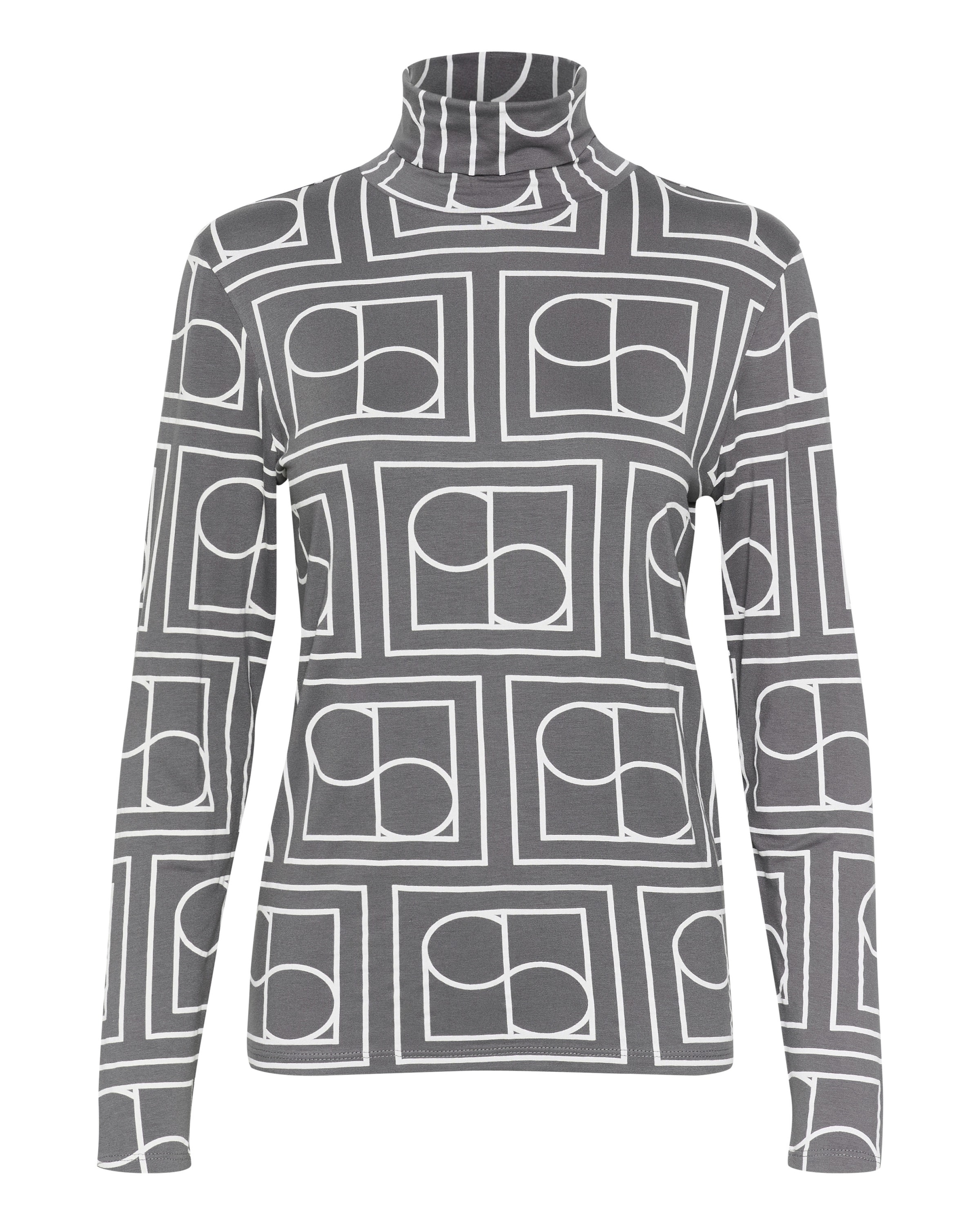 SOAKED IN LUXURY Särk 'SL Hanadi', värv hall: eest vaates