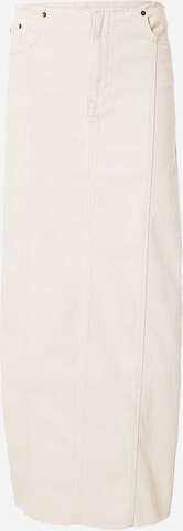 TOPSHOP Skirt in White: front