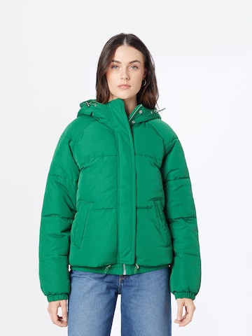 ABOUT YOU Between-Season Jacket 'Claude' in Green: front