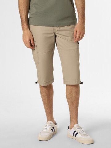 Nils Sundström Regular Shorts in Beige: predná strana