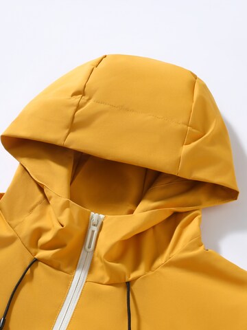 YOUTHUP Athletic Jacket 'Kombi' in Yellow