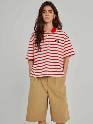 T-shirt 'Dagma' NORR en rouge