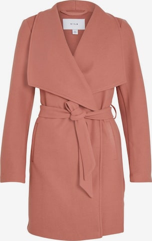 VILA Between-Seasons Coat 'Cooley' in Pink: front