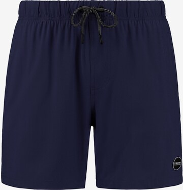 Shiwi Zwemshorts 'easy mike solid 4-way stretch' in Blauw: voorkant