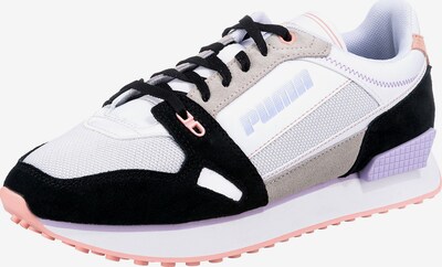 PUMA Niske tenisice 'Mile Rider Power Play' u bež / ljubičasta / roza / crna / bijela, Pregled proizvoda