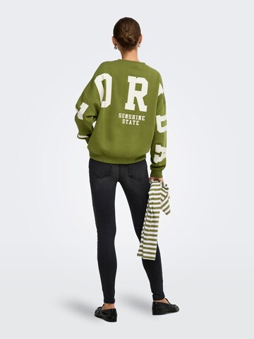 Sweat-shirt ONLY en vert