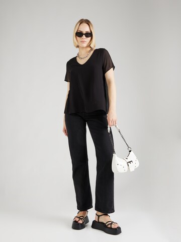 TAIFUN Blouse in Black