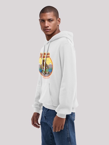Sweat-shirt 'US National Parks Make Friends At Yellowstone' F4NT4STIC en blanc
