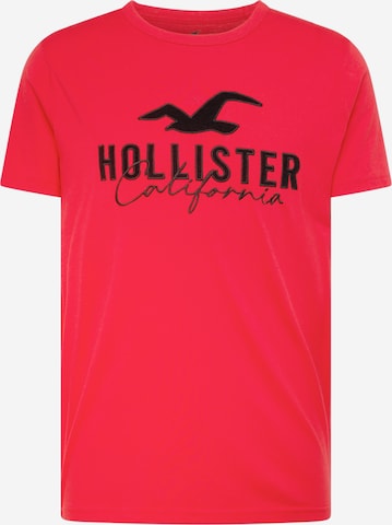 HOLLISTER - Camiseta en rojo: frente