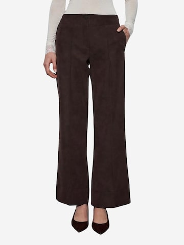 Wide Leg Pantalon Dilvin en marron