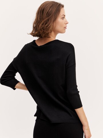 Pull-over ' BLUME ' Fransa en noir