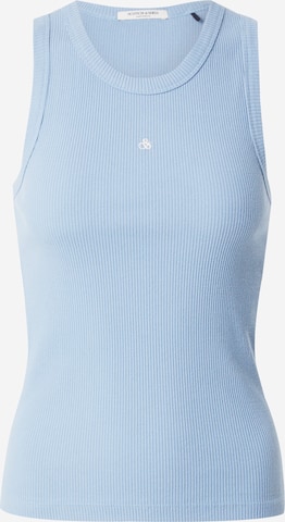 SCOTCH & SODA Toppi värissä sininen: etupuoli