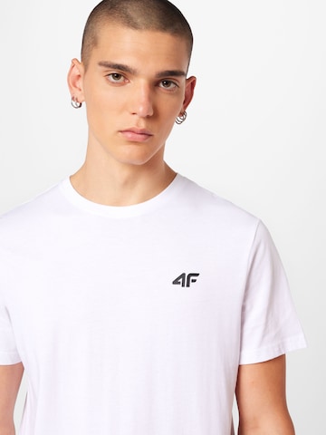 4F Funkcionalna majica | bela barva