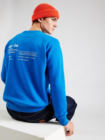 Derbe Sweatshirt in Blue: front