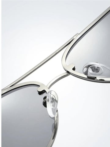 VEYREY Sunglasses 'Pilotenbrille Sonnenbrillen Laudin' in Silver