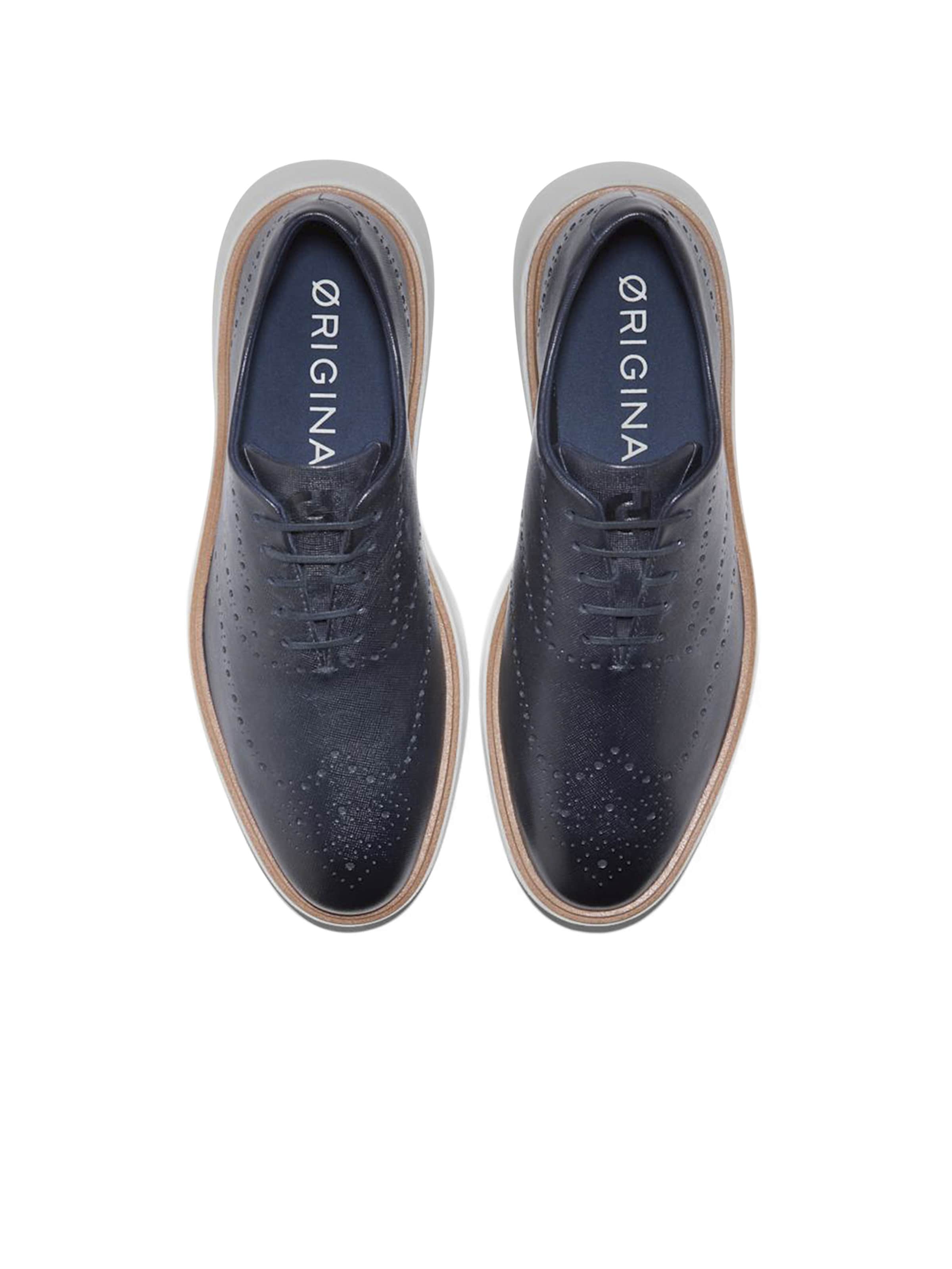 Cole Haan Schnürschuh 'ØriginalGrand Cityspectre Wingtip Oxford' in Blau