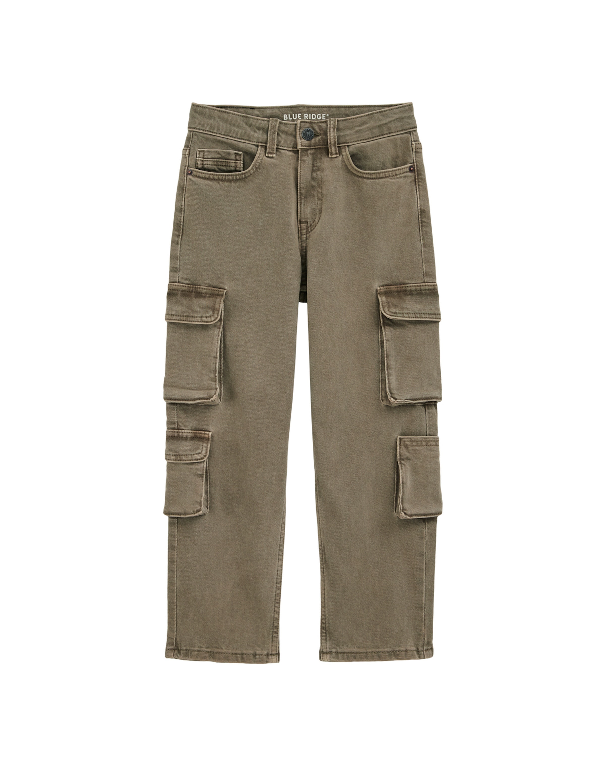 Loosefit Pantalon WE Fashion en vert : devant