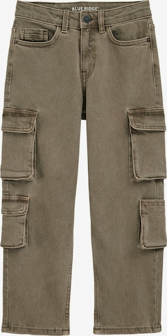 WE Fashion Loosefit Housut värissä vihreä: etupuoli