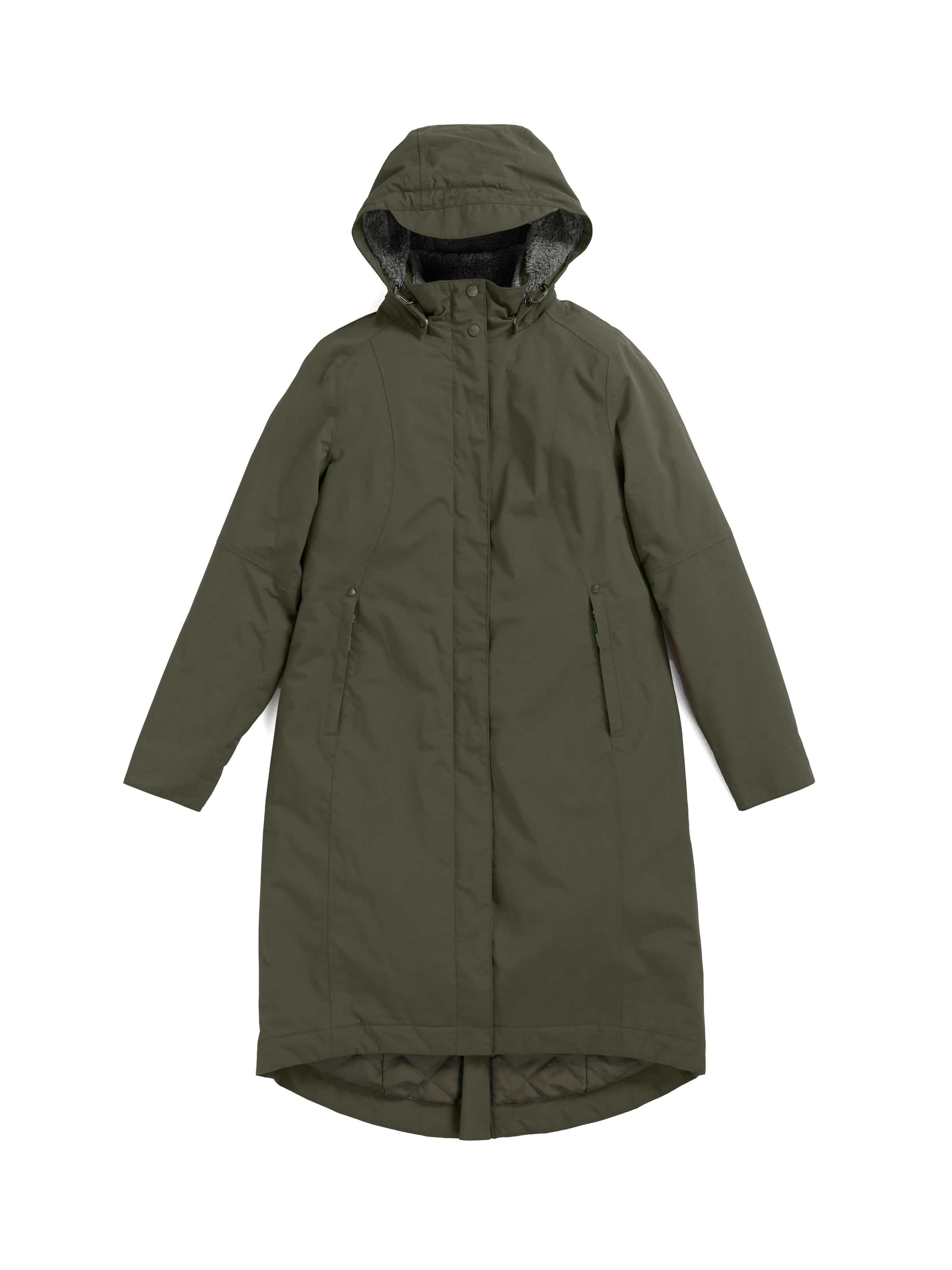 Cappotto funzionale di Seasalt Cornwall in verde: frontale