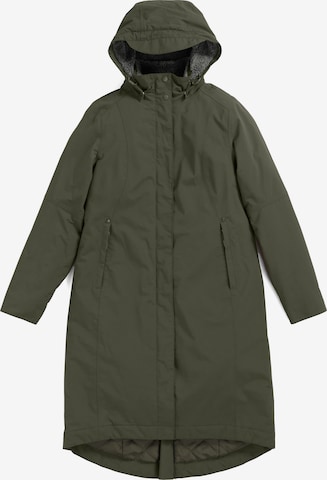 Seasalt Cornwall Funkční kabát – zelená: přední strana