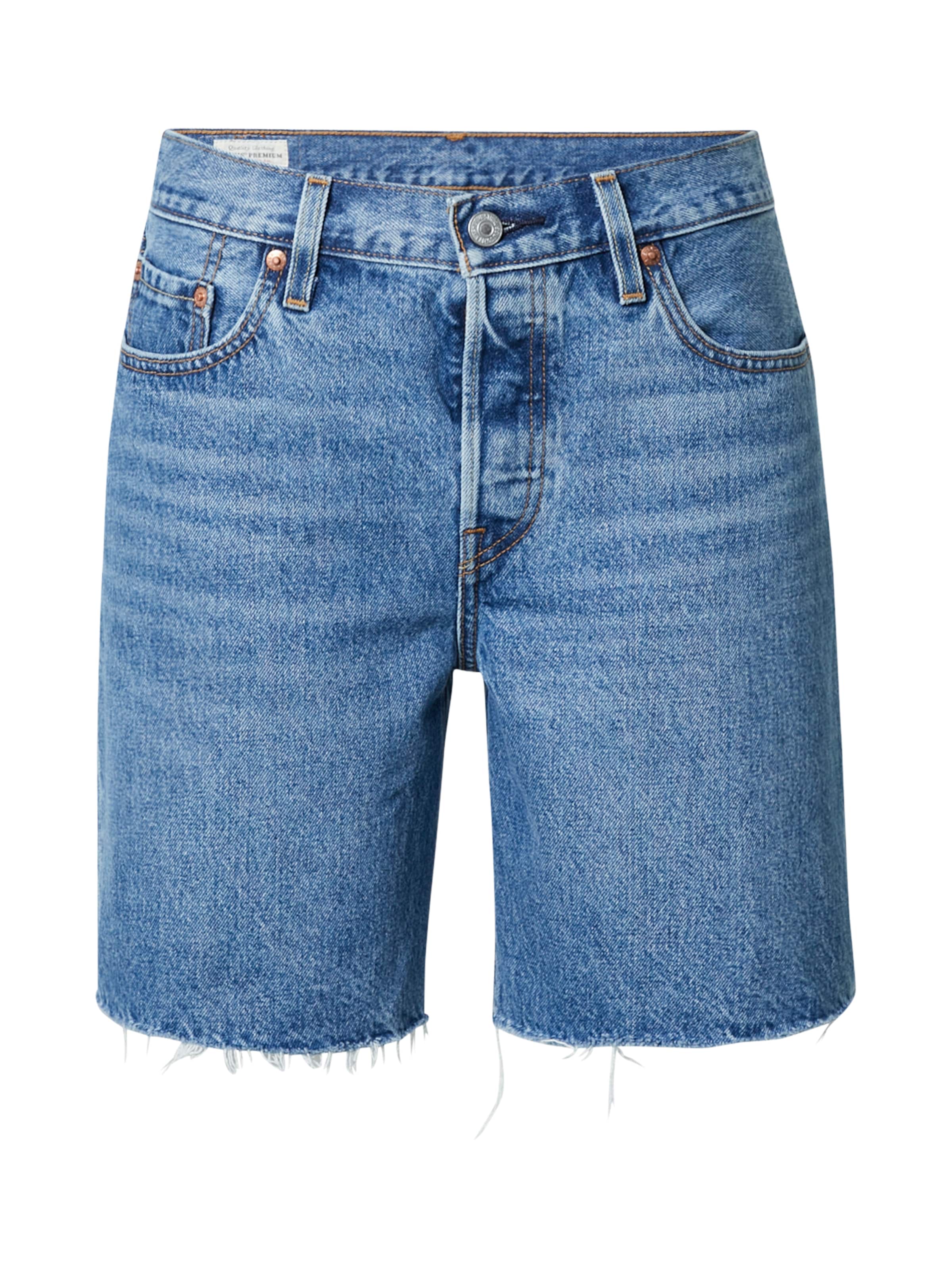 LEVI'S ® Loosefit Τζιν '501 90s Short' σε μπλε: μπροστά