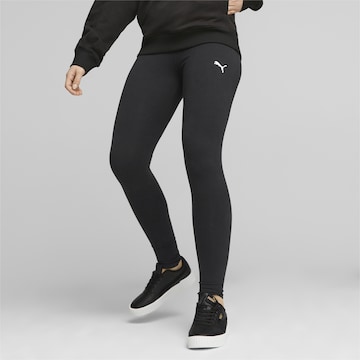 Skinny Pantaloni sport 'Her' de la PUMA pe negru: față