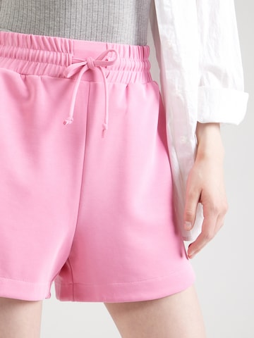 Rich & Royal Regular Pants 'Scuba' in Pink
