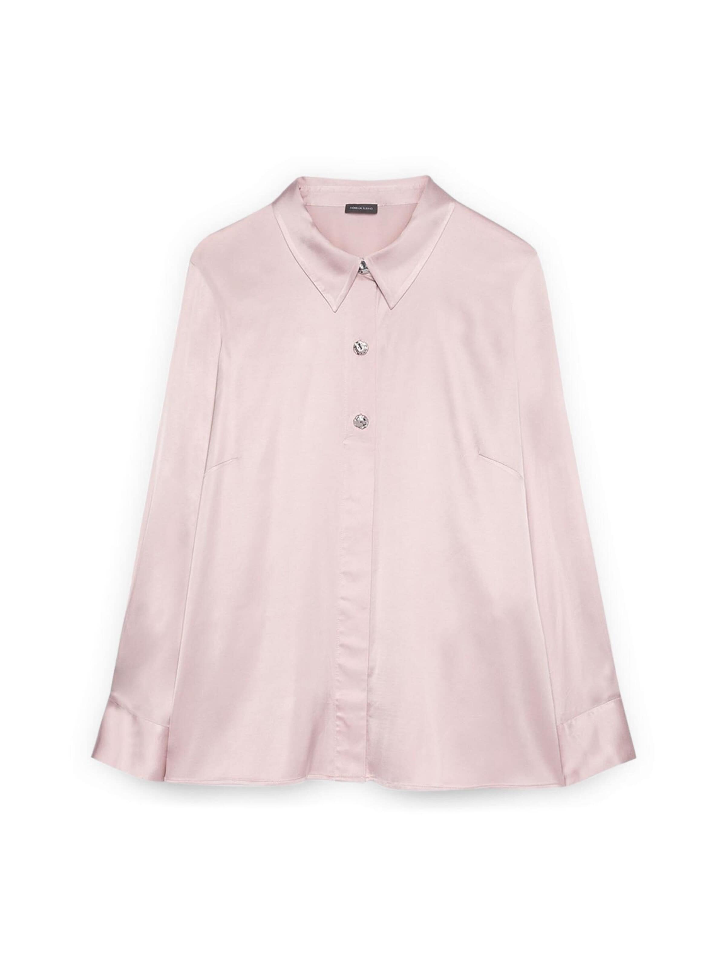 Camicia da donna di Fiorella Rubino in rosa: frontale