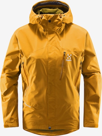 Haglöfs Outdoor Jacket 'Astral' in Yellow: front