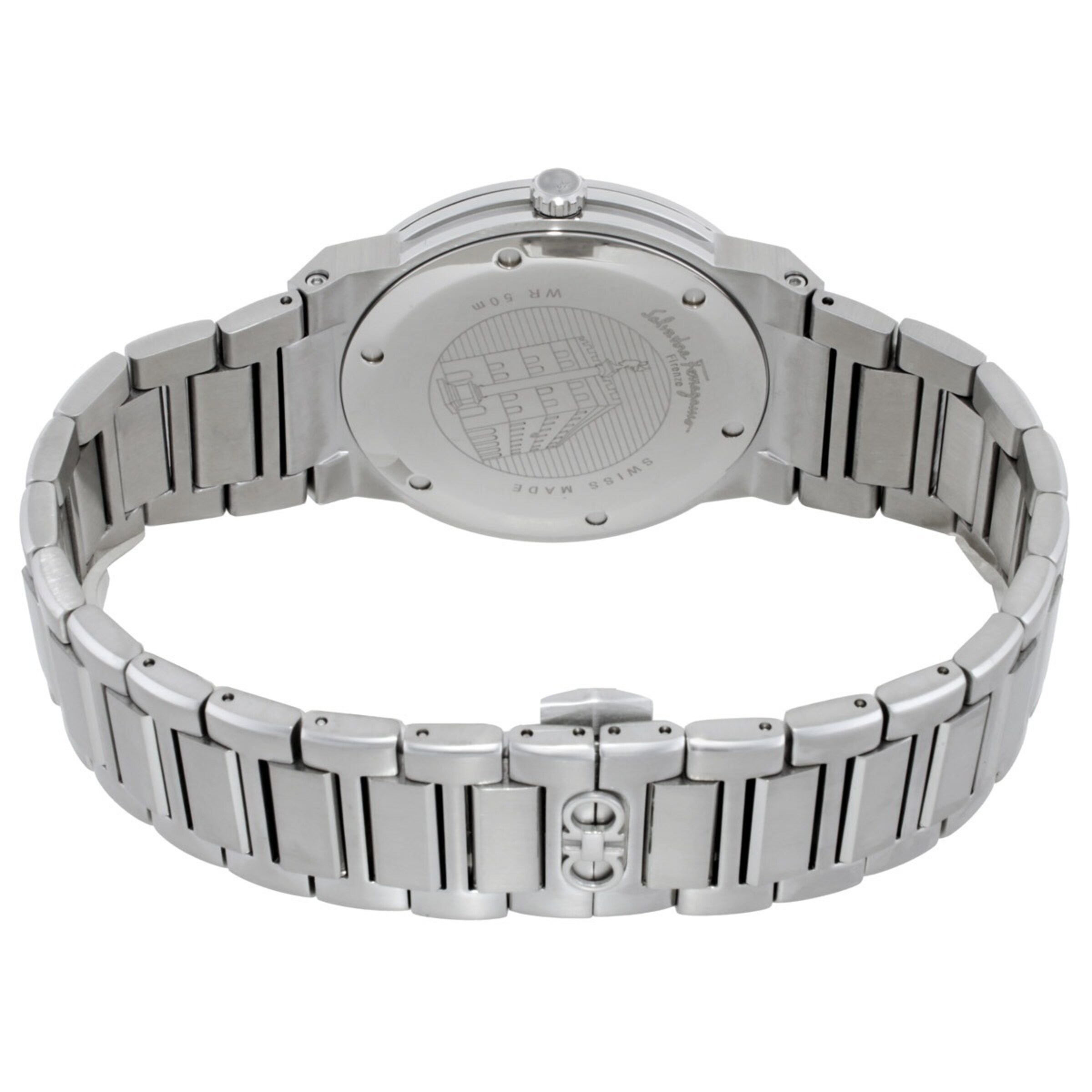 Salvatore Ferragamo Analoog horloge in Zilver