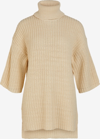 OBJECT Knitted dress 'Jamalia' in Beige: front