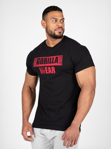 T-Shirt fonctionnel 'Murray' Gorilla Wear en noir : devant