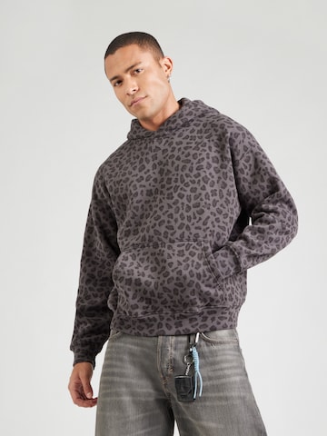 Abercrombie & Fitch Sweatshirt 'ESSENTIAL POPOVER' i grå: framsida