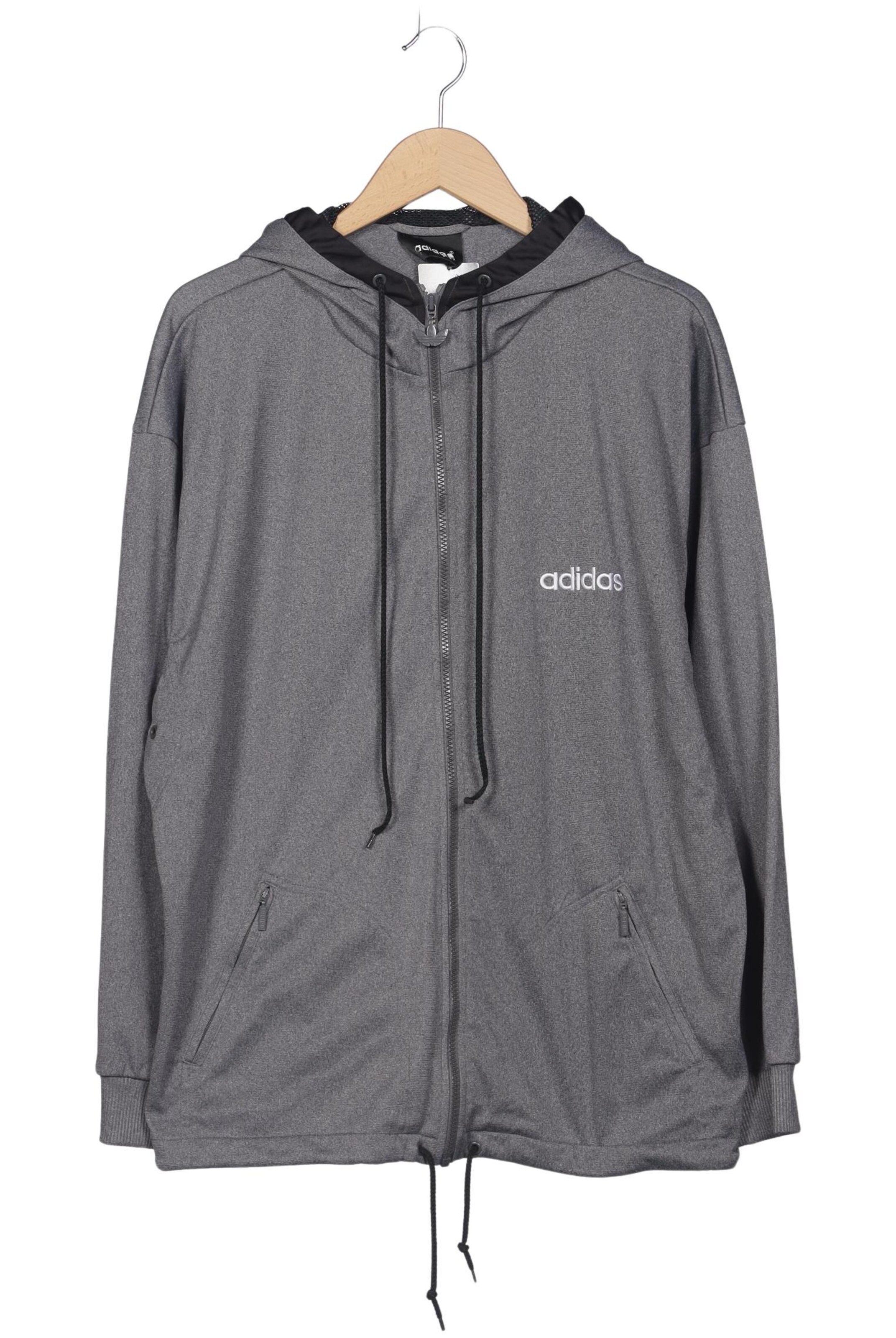 ADIDAS PERFORMANCE Kapuzenpullover L in Grau: Vorderseite