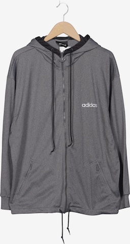 ADIDAS PERFORMANCE Kapuzenpullover L in Grau: Vorderseite