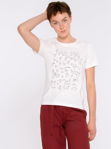 ThokkThokk Shirt 'PENGUINS' in White