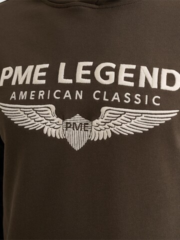 Sweat-shirt 'Hoodie in 100% cotton with logo' PME Legend en marron