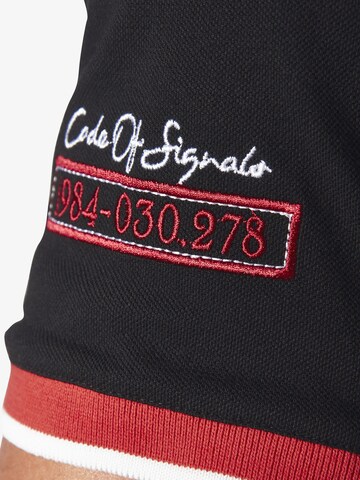 Jan Vanderstorm Poloshirt 'Iwar' in Schwarz