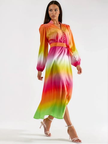 MSN Collection Shirt dress in Orange