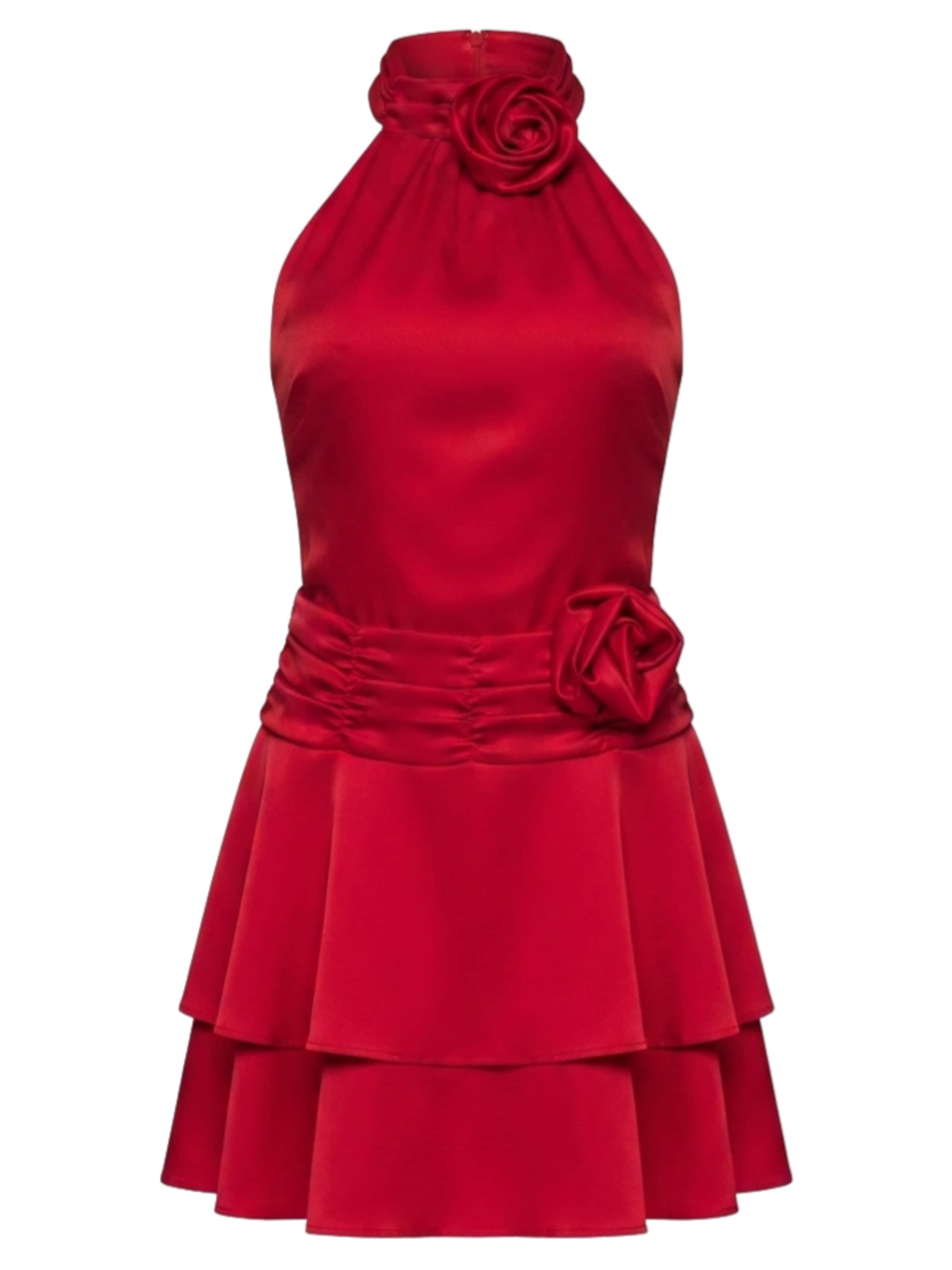 Ombre - Vestido de noche en rojo: frente