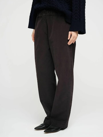 moshi moshi mind Loosefit Housut ' New eleste ' värissä ruskea: etupuoli