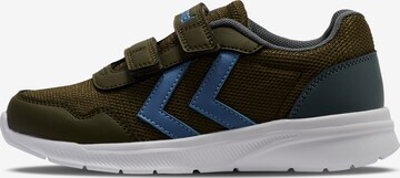 Baskets Hummel en vert : devant