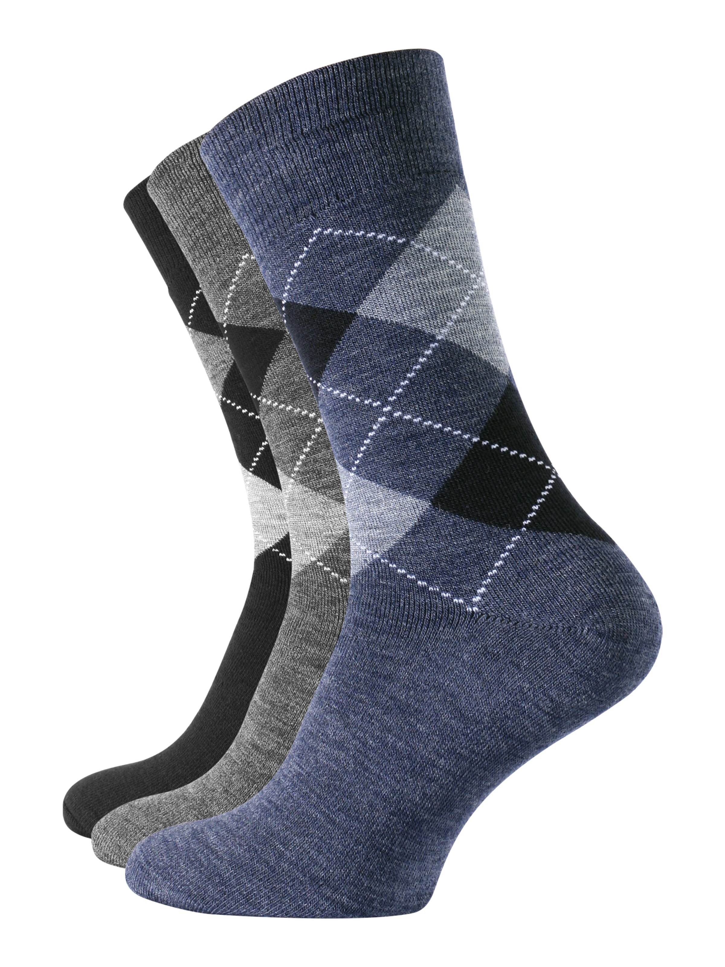 Cotton Prime - Meias em azul: frente