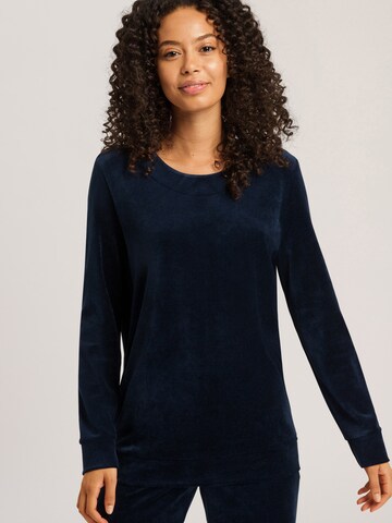 Hanro Sweatshirt 'Favourites' in Blauw: voorkant