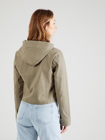 HOLLISTER Prehodna jakna | zelena barva