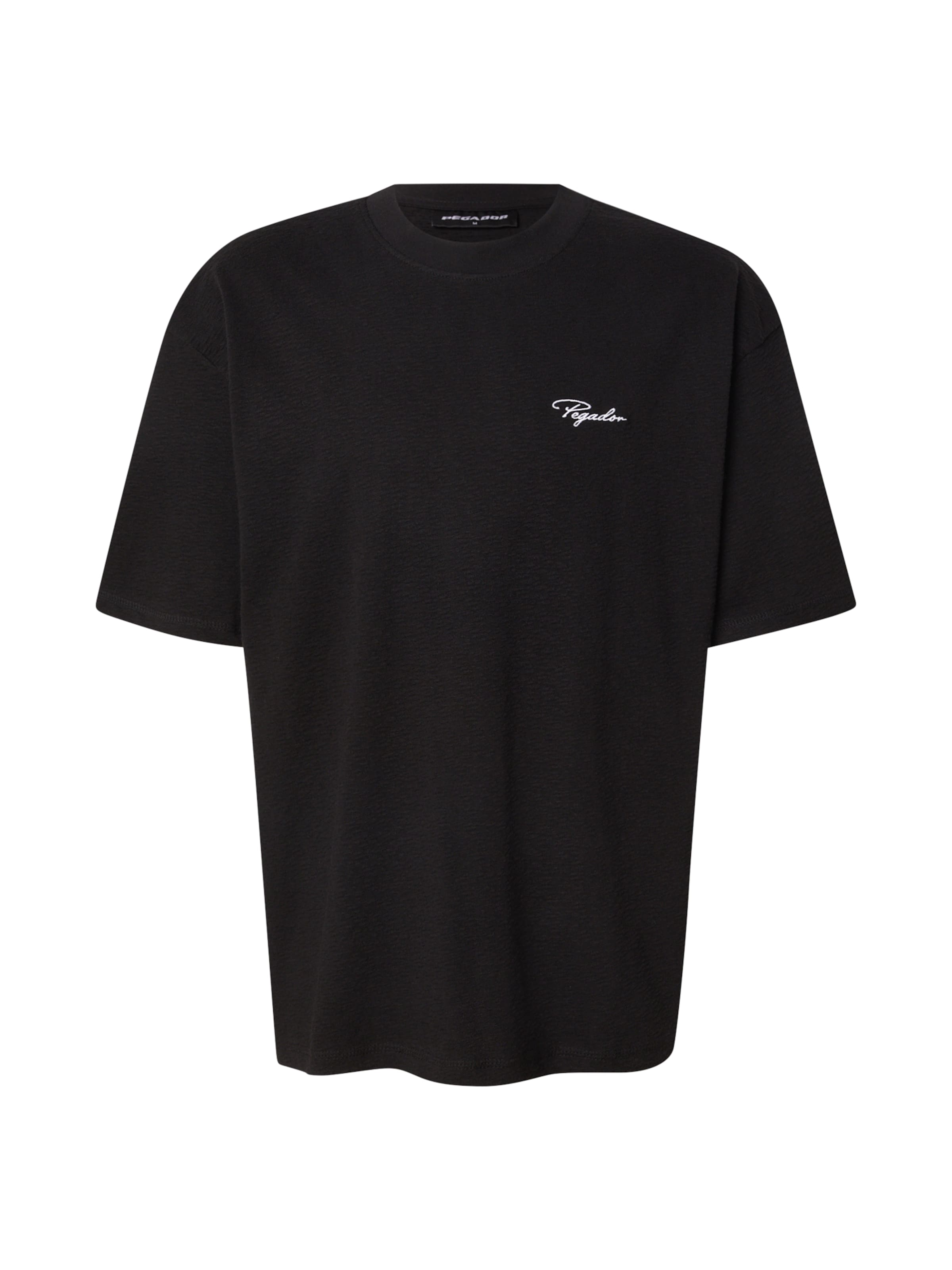 Tricou 'Signar Slub' de la Pegador pe negru: față