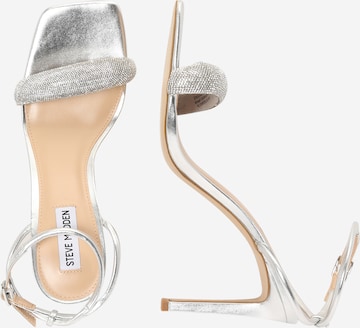 STEVE MADDEN Strap Sandals 'ENTICE' in Silver