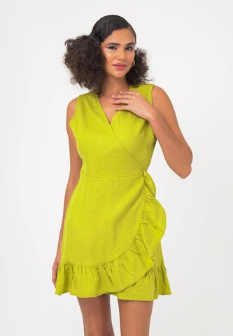 FRESHLIONS Sommerkleid 'Mailinda' in Grün