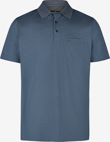 Ragman Shirt 'Basic' in Blau: Vorderseite