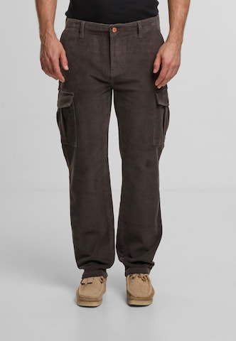 Regular Pantalon 'Jamo' INDICODE JEANS en marron : devant